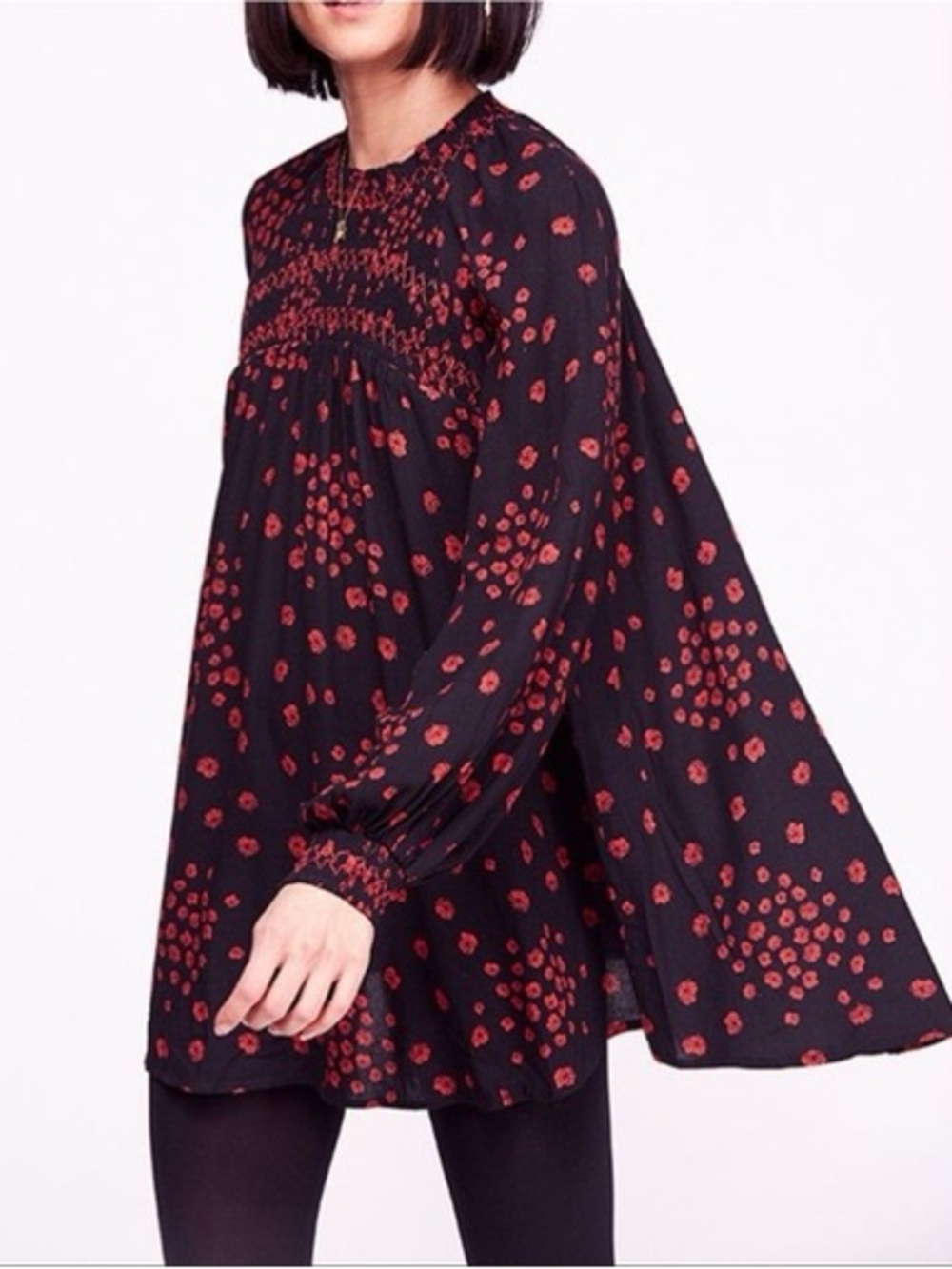Free People Flowers in Her Hair Tunic